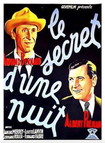 Movie poster for Le Secret d'une nuit (1934)