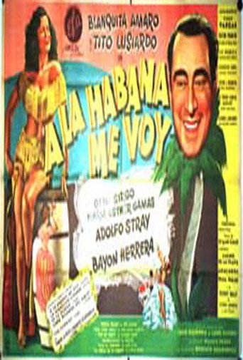 Movie poster for A La Habana me voy (1950)