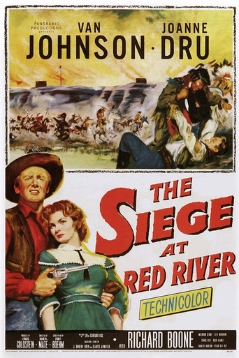 Movie poster for The Siege at Red River (1954)