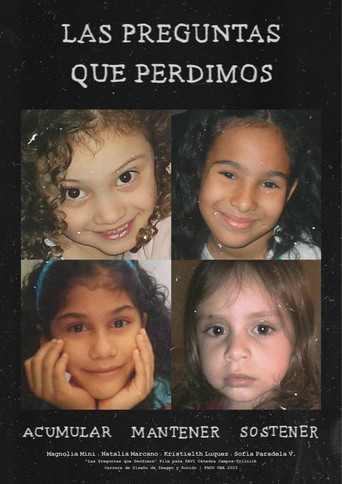 Movie poster for Las Preguntas que Perdimos (2023)