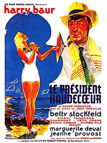 Movie poster for President Haudecoeur (1940)