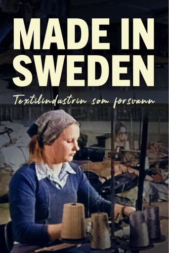 Movie poster for Made in Sweden - Textilindustrin som försvann (2022)