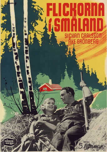 Movie poster for The Girls in Smaland (1945)