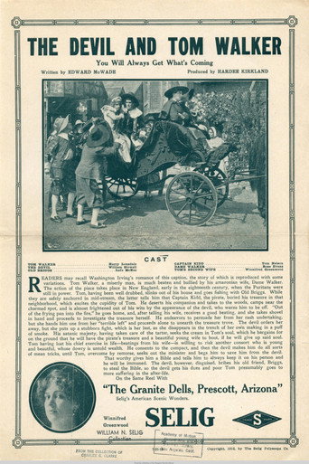 Movie poster for The Devil and Tom Walker (1913)
