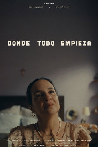 Movie poster for Donde todo empieza (2025)