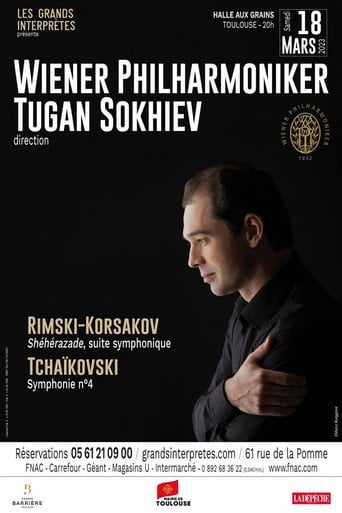 Movie poster for Tugan Sokhiev conducts the Vienna Philharmonic Orchestra Tchaikovsky and Rimsky-Korsakov (2023)