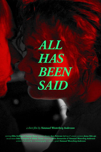 Movie poster for All has been said (2023)