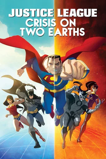 Movie poster for Justice League: Crisis on Two Earths (2010)