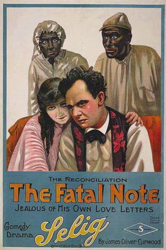 Movie poster for The Fatal Note (1914)