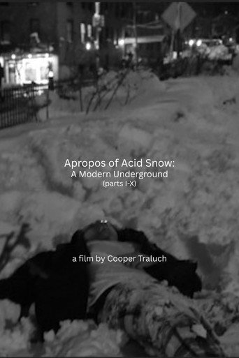 Movie poster for Apropos of Acid Snow: A Modern Underground