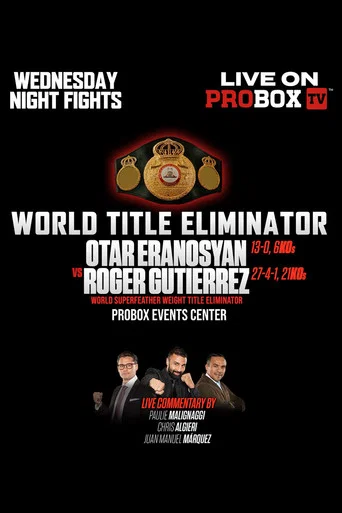 Movie poster for Otar Eranosyan vs. Roger Gutierrez (2023)