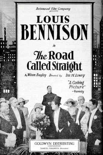 Movie poster for The Road Called Straight (1919)