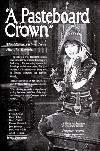 Movie poster for A Pasteboard Crown (1922)