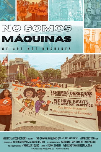 Movie poster for No Somos Maquinas: We Are Not Machines (2025)