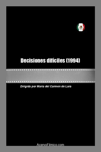 Movie poster for Decisiones difíciles (1994)