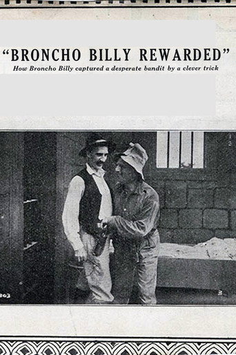 Movie poster for Broncho Billy Rewarded (1914)