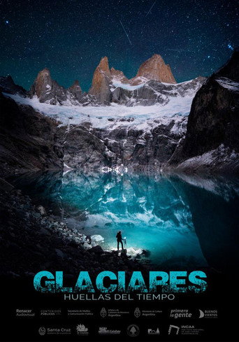 Movie poster for Glaciares, huellas del tiempo (2023)