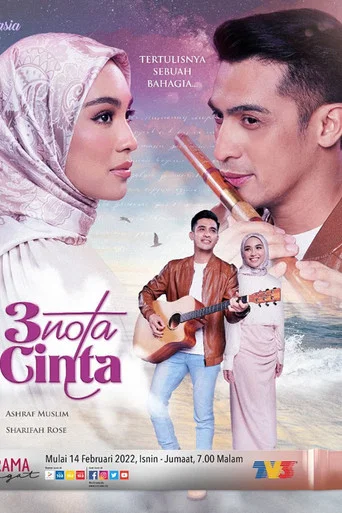 Movie poster for 3 Nota Cinta (2022)