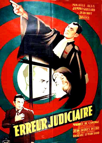 Movie poster for Judicial Error (1948)