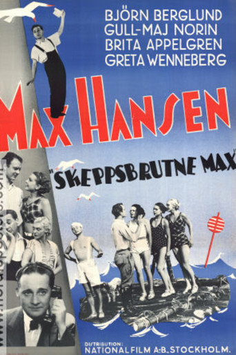 Movie poster for Skeppsbrutne Max (1936)