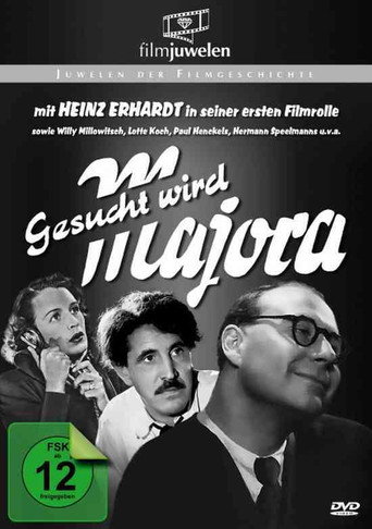 Movie poster for Gesucht wird Majora (1949)