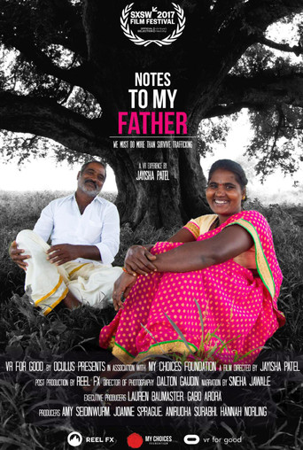 Movie poster for Notes to My Father (2017)