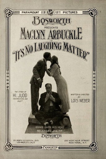 Movie poster for It's No Laughing Matter (1915)