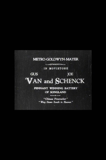Movie poster for Van and Schenck: Pennant Winning Battery of Songland (1927)