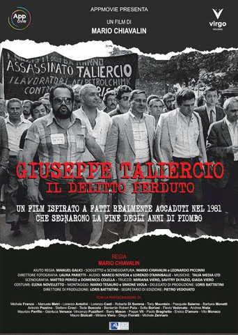 Movie poster for Giuseppe Taliercio - Il delitto perduto