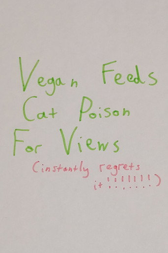Movie poster for Vegan Feeds Cat Poison For Views (2023)