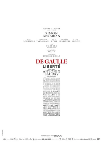 Movie poster for De Gaulle: Liberté (2026)