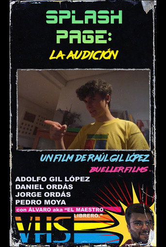 Movie poster for 02 - La audición, (una historia de) SPLASH PAGE. 720p (2021)