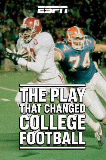 Movie poster for The Play That Changed College Football (2011)