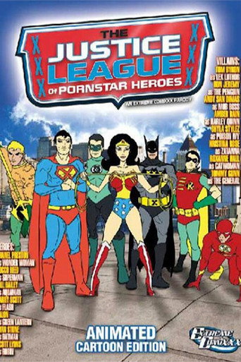 Movie poster for Justice League Of Pornstar Heroes: (Animated Cartoon Edition) (2012)
