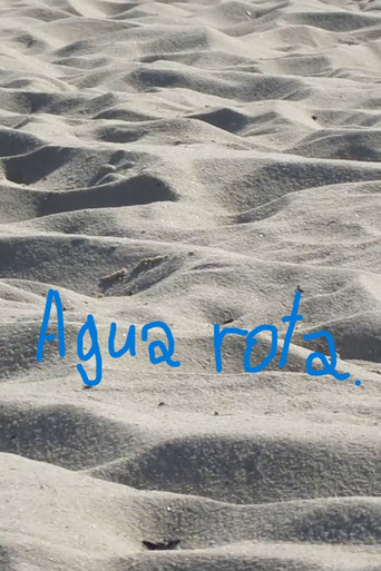 Agua rota poster