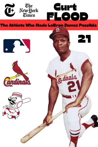 Movie poster for Curt Flood: The Athlete Who Made LeBron James Possible (2014)