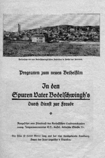 Movie poster for In den Spuren Vater Bodelschwinghs (1931)