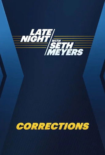 Late Night with Seth Meyers: Corrections poster