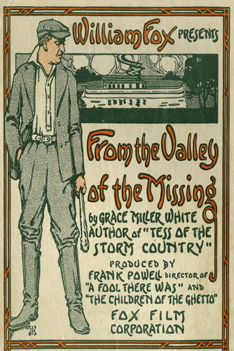 Movie poster for From the Valley of the Missing (1915)
