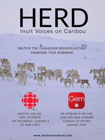 Movie poster for Herd: Inuit Voices on Caribou (2022)