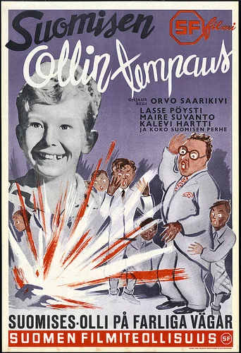 Movie poster for Suomisen Ollin tempaus (1942)