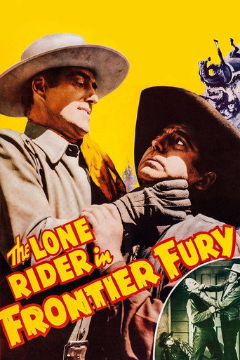 Movie poster for The Lone Rider in Frontier Fury (1941)