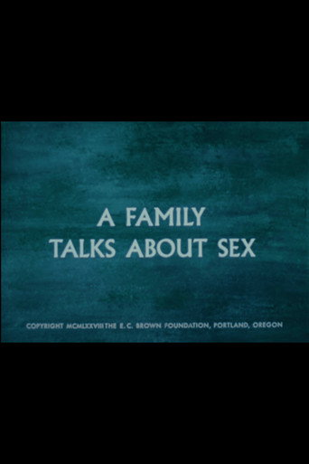 Movie poster for A Family Talks About Sex (1972)