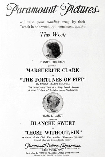 Movie poster for Those Without Sin (1917)