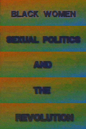 Black Women, Sexual Politics and the Revolution poster