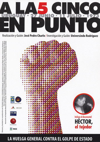 Movie poster for At Five on the Dot (2004)