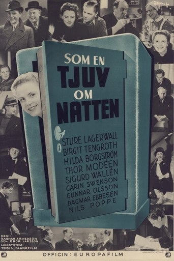 Movie poster for ...som en tjuv om natten (1940)
