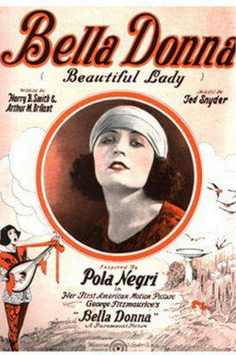 Movie poster for Bella Donna (1923)