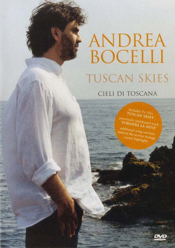 Movie poster for Andrea Bocelli: Tuscan Skies