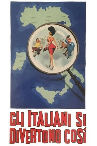 Movie poster for Gli italiani si divertono così (1963)